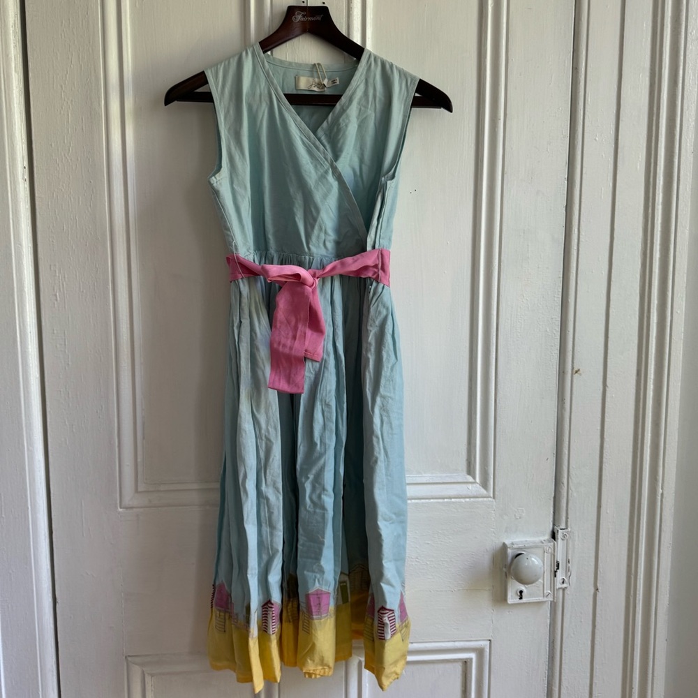 Youth Joules Dress in Beach Pattern
